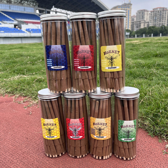 1can, Cigar Trumpet 110mm Cigar Rolling Paper 72 / Can, Pre Rolled Cones With Different Fruit Flavored, Smoking Accessories