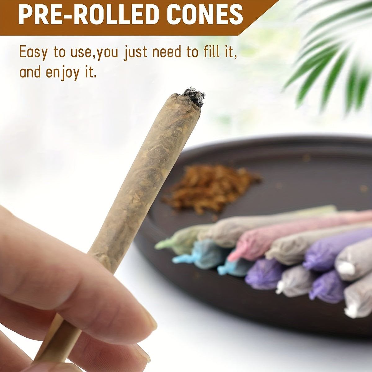 100pcs, Pre-Rolled Cones With Tips, Rolling Papers, Rolling Paper Cones, Slow Burning, Chrismas Gifts, Halloween Gifts