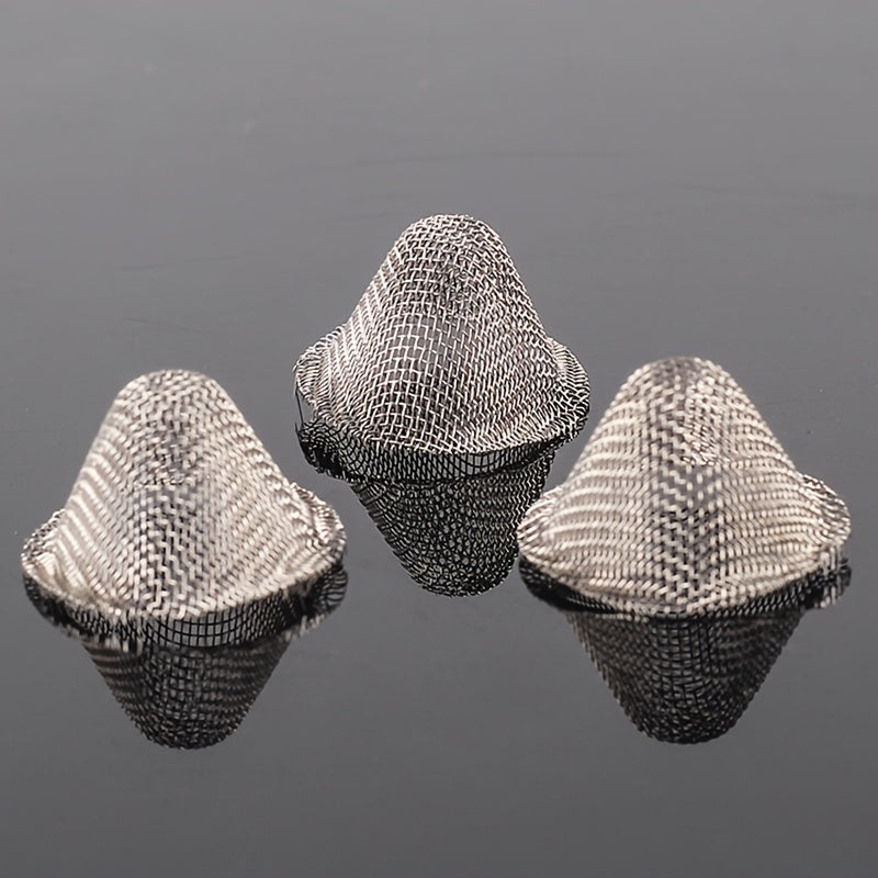 20pcs/set, Tobacco Smoking Pipe Metal Filter Ball, Stainless Steel Screen, Pipes Tube Cap Filter Mesh, Household Tobacco Accessories