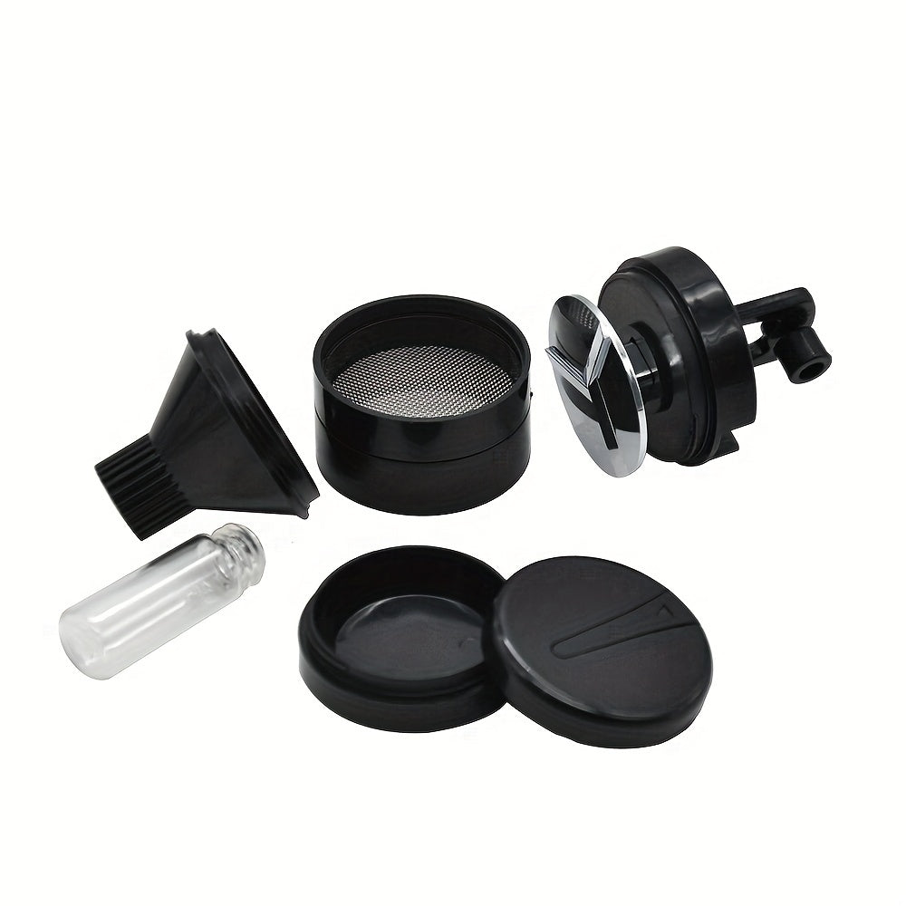 1pc, Grinder, Personality Folding Plastic Hand-shake Smoke Grinder, Medicine Bottle, Smoke Grinder, Smoking Accessories