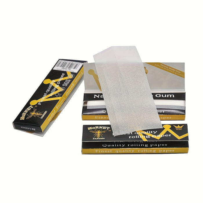 2/5 Booklets, 70MM Rolling Papers, White Semi Transparent Rolling Papers, 50 Leaves Per Booklets, Household Gadgets