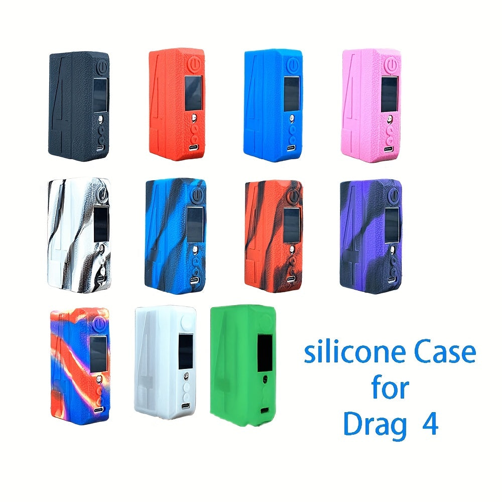 1pc Liquid Silicone Protective Case for Drag 4 - Non-Slip Grip and Maximum Protection for Smoking Accessories