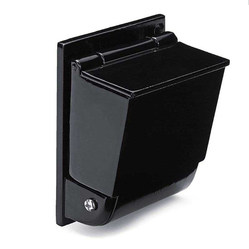 1pc, 95*70mm Wall-mounted Aluminum Alloy Ashtray Holder - Stylish and Convenient Smoking Solution for Outdoor and Indoor Use