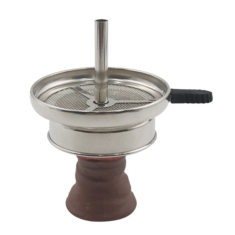 1pc, Hookah Shisha Charcoal Bowl With Chimney Top Head Hookah Shisha Coal Heat Management System Tobacco Smoking Narghile Accessory Smoking Accessaries