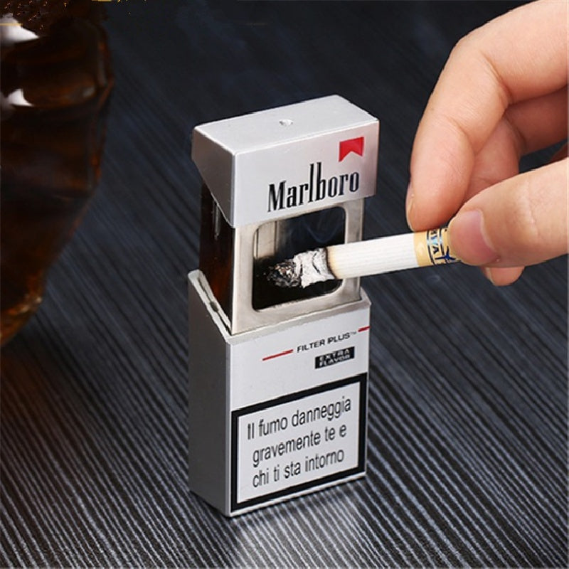 1pc Creative Ashtray, Portable Pocket Mini Cigarette Holder, Pull-out Personality Storage Box