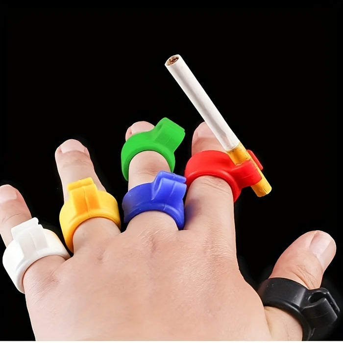 1pc Yellow Fingers Prevention Cigarette Holder - Keep Hot Hands Away from Smoking!