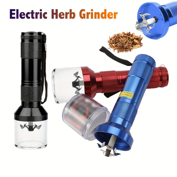 1pc, Electric Grinder, Electric Metal Grinder, Tabacco Crusher Cracker (No Battery Included), Spice Grinder, Tobacco Accessories, Smoking Accessories