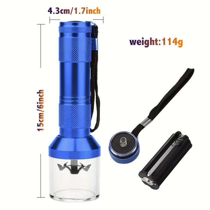 1pc, Electric Grinder, Electric Metal Grinder, Tabacco Crusher Cracker (No Battery Included), Spice Grinder, Tobacco Accessories, Smoking Accessories