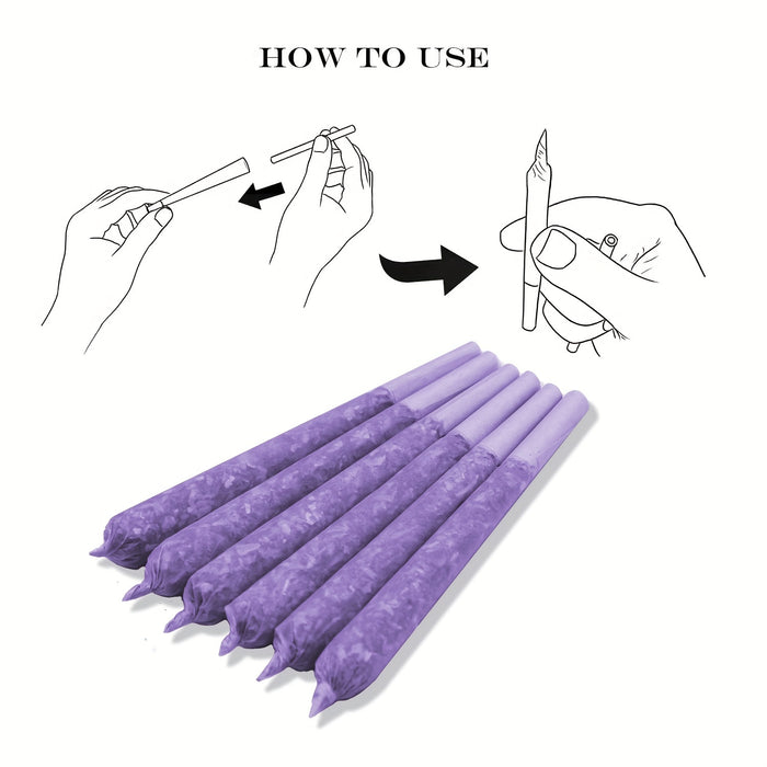 50pcs, Purple Pre Rolled Cones, Classic King Size Cones, 4.2inches/108mm, Pre-Rolled Cones, Rolling Papers Cones, Rolling Paper With Tips, Purple Rolling Paper, Smoking Accessories