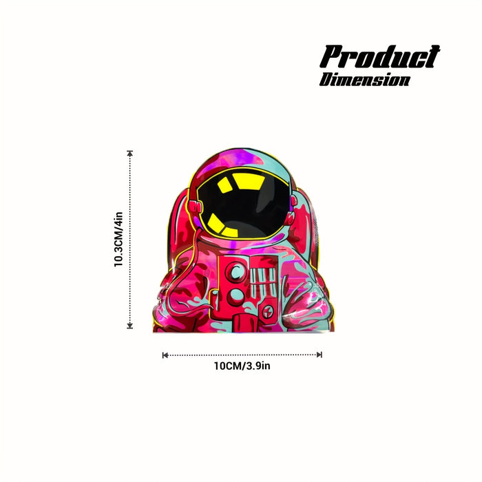 10pcs/lot 3.94*4.06inch 3.5g 3D Psychedelic Astronaut Shape Zipper Bags Hologram Laser Bags Packaging Small Pouches Astronaut Shape Ziplock Bag Food Storage Pouches Waterproof Zip Lock Bag Customized Printed Bags