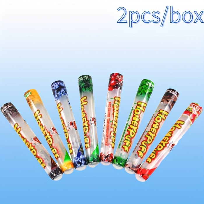 2pcs, 110MM Transparent Rolling Papers, Various Flavors Rolling Papers, Pre-rolled Cones, Flavored Pre Rolled Cones