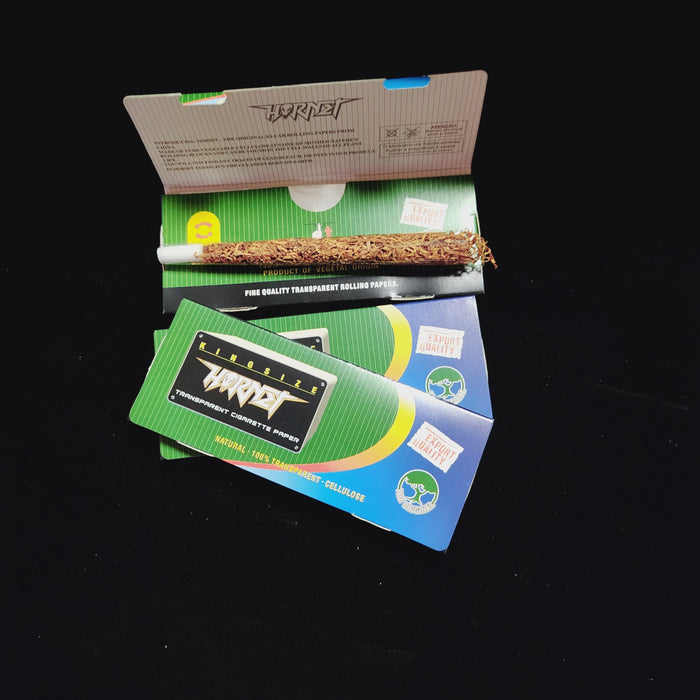 1/3 Booklets, Rolling Paper, Natural Linen Slow Burning Paper (110mm/4.33"), Tapered Paper With Tips On The Roll, Regular Grinder Flavor Paper, Translucent Pre-rolled Cones, Cigarette Paper, Hornet Natural Unrefined Rolling Paper, Smoking Accessories