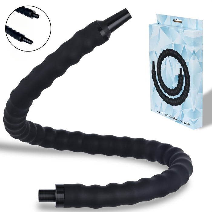 1pc, Curved Hookah Handle Can Change Shape Perfect For Silicone Hose SHISHA Accessories, Hands-free Silicone Hose Connector, Hookah Accessaries