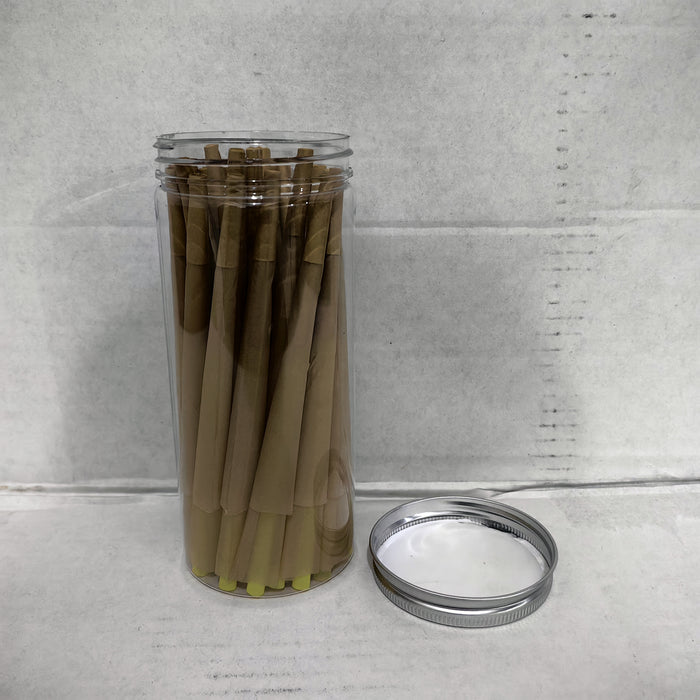 50pcs Pre-rolled Cones,110mm4.33inch Brown Color Tapered Paper, Cigarette Paper, Cones King Size