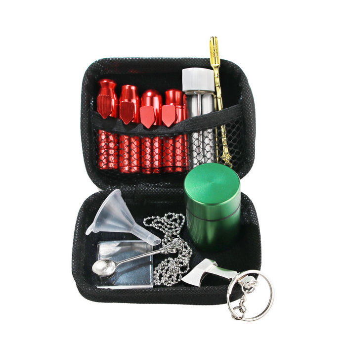 1set Quality Smoking Pipe Set, Portable Food Spice Container Suitable For Outdoor Camping