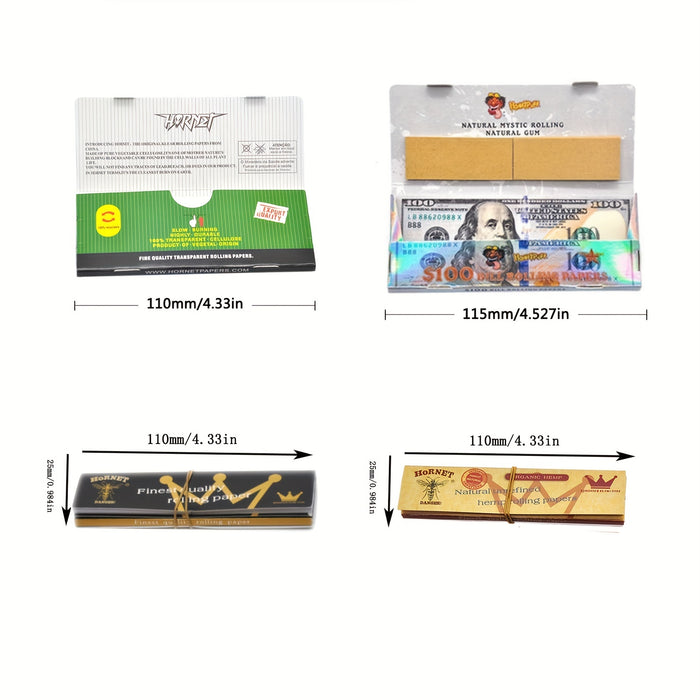 4booklets 110mm Bumblebee Roll Paper 4-volume Package With Self-sealing Tape With TIPS Paper Jam Manual Automatic Special Paper