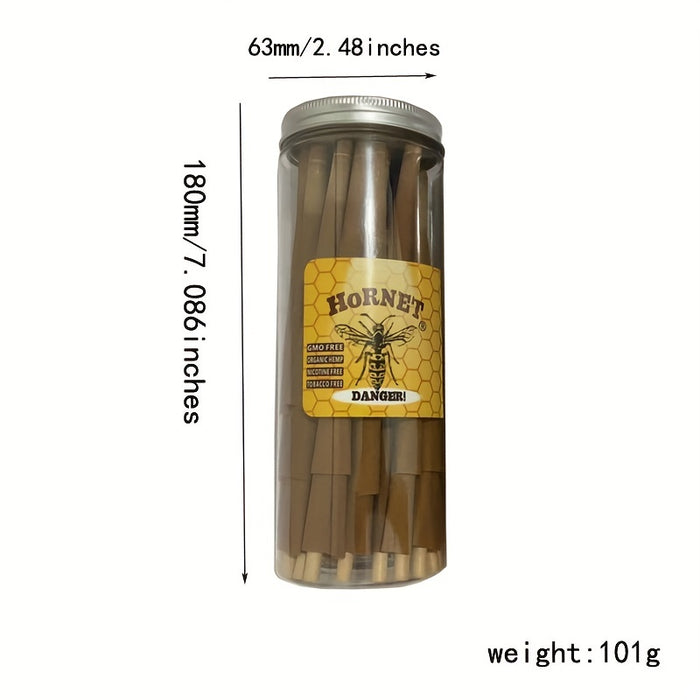 1can, Cigar Trumpet 110mm Cigar Rolling Paper 72 / Can, Pre Rolled Cones With Different Fruit Flavored, Smoking Accessories