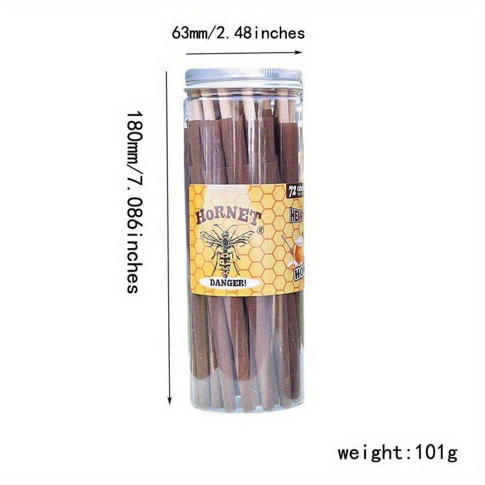 1can, Cigar Trumpet 110mm Cigar Rolling Paper 72 / Can, Pre Rolled Cones With Different Fruit Flavored, Smoking Accessories