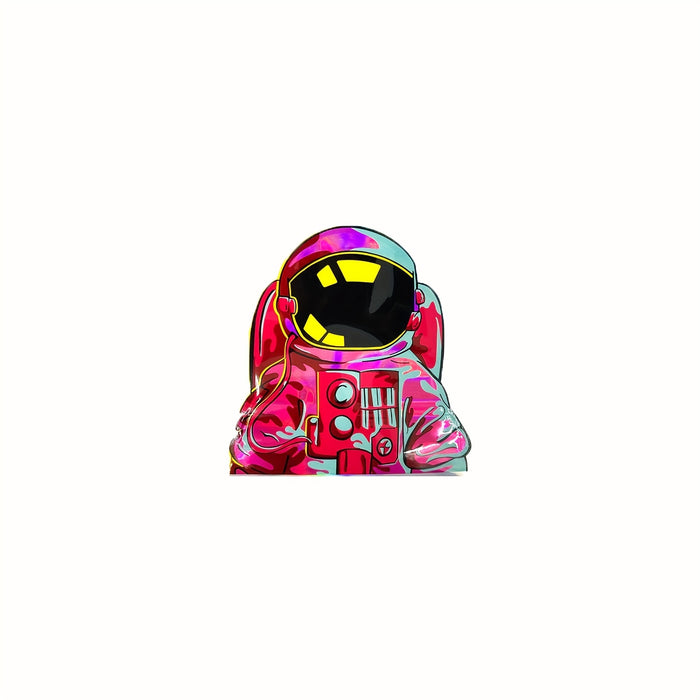 10pcs/lot 3.94*4.06inch 3.5g 3D Psychedelic Astronaut Shape Zipper Bags Hologram Laser Bags Packaging Small Pouches Astronaut Shape Ziplock Bag Food Storage Pouches Waterproof Zip Lock Bag Customized Printed Bags