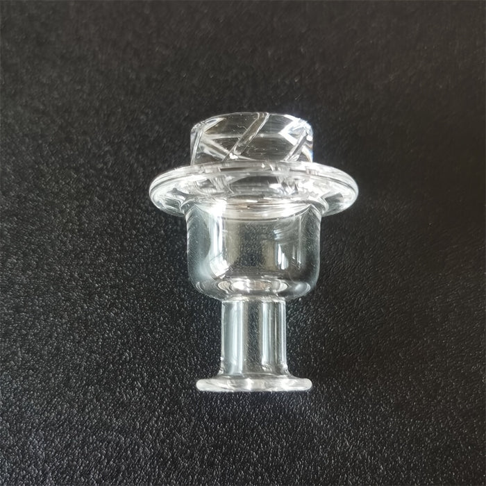 1pc Quartz Cyclone Glass Carb Cap Airflow Outlet For Banger Accessories