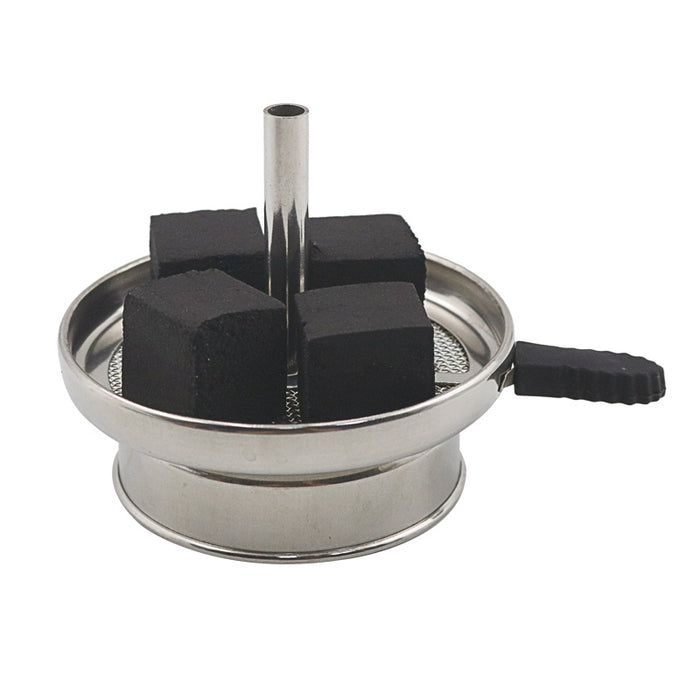 1pc, Hookah Shisha Charcoal Bowl With Chimney Top Head Hookah Shisha Coal Heat Management System Tobacco Smoking Narghile Accessory Smoking Accessaries