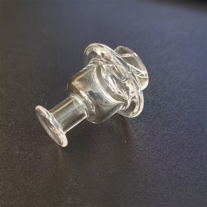 1pc Quartz Cyclone Glass Carb Cap Airflow Outlet For Banger Accessories