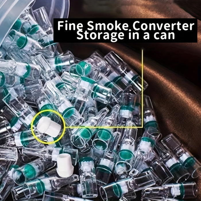 100pcs Disposable Transparent Smoking Filter: Keep Your Tobacco Clean & Enjoy a Smoother Smoke!