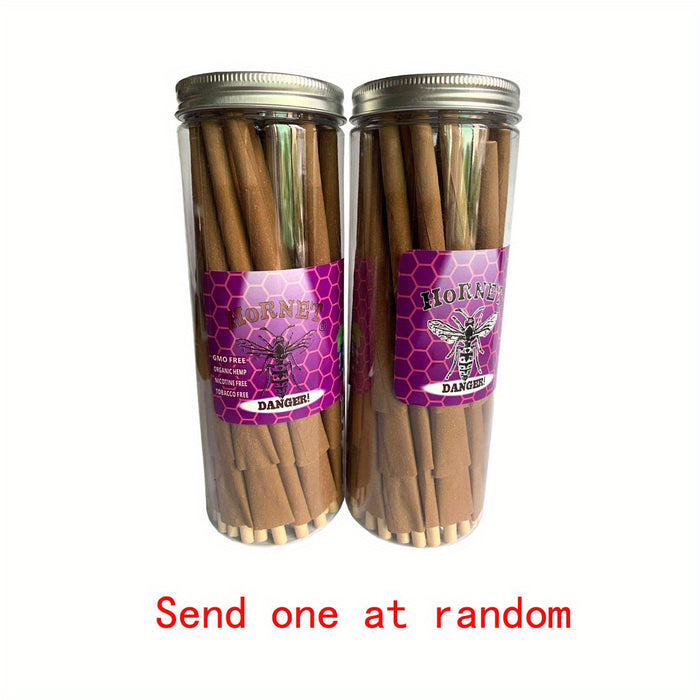 1can, Cigar Trumpet 110mm Cigar Rolling Paper 72 / Can, Pre Rolled Cones With Different Fruit Flavored, Smoking Accessories