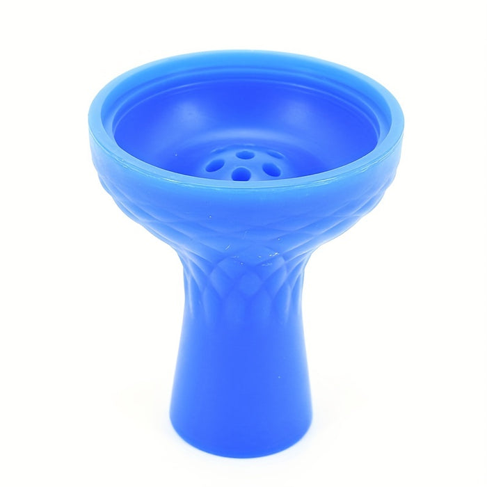 1pc, Silicone Bowl, 7-hole Silicone Bowl Shape Accessories, Perfect With Charcoal Holder