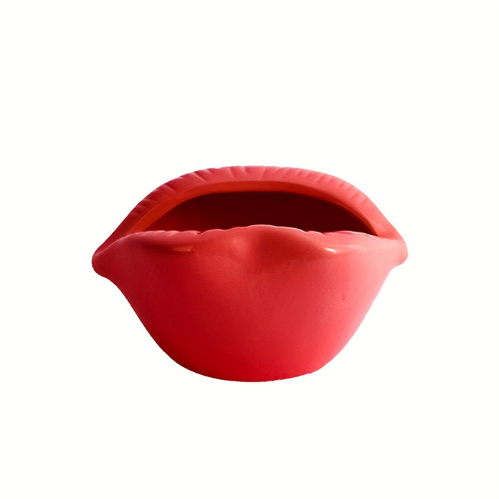 1pc, Ashtray, Mouth-shaped Ashtray, Creative Resin Ashtray For Home Indoor And Outdoor Office, Living Room, Tea Table Hotel, Decorative Square Tabletop Ashtray For Smoking, Smoking Accessaries