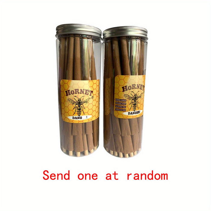 1can, Cigar Trumpet 110mm Cigar Rolling Paper 72 / Can, Pre Rolled Cones With Different Fruit Flavored, Smoking Accessories